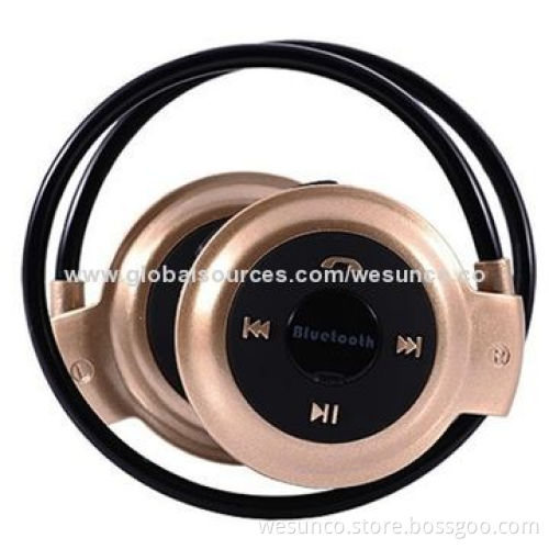 New & Comfortable Sports Bluetooth Stereo Headphone for Rock Music/Smartphones with Good NeckbandNew